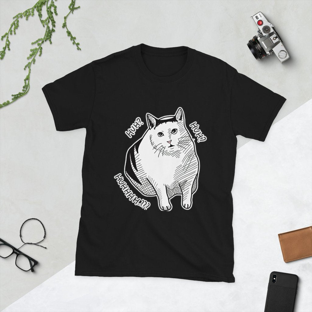 T-shirt with a cat meme