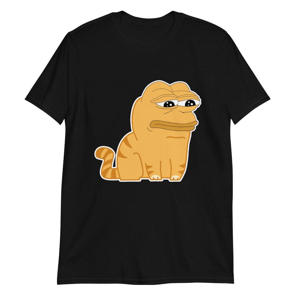 Pepe meme Frog Cat T-shirt