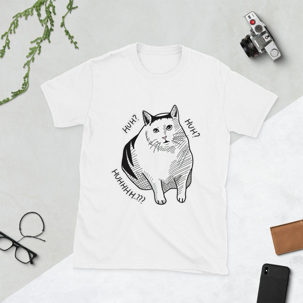 T-shirt with a cat meme