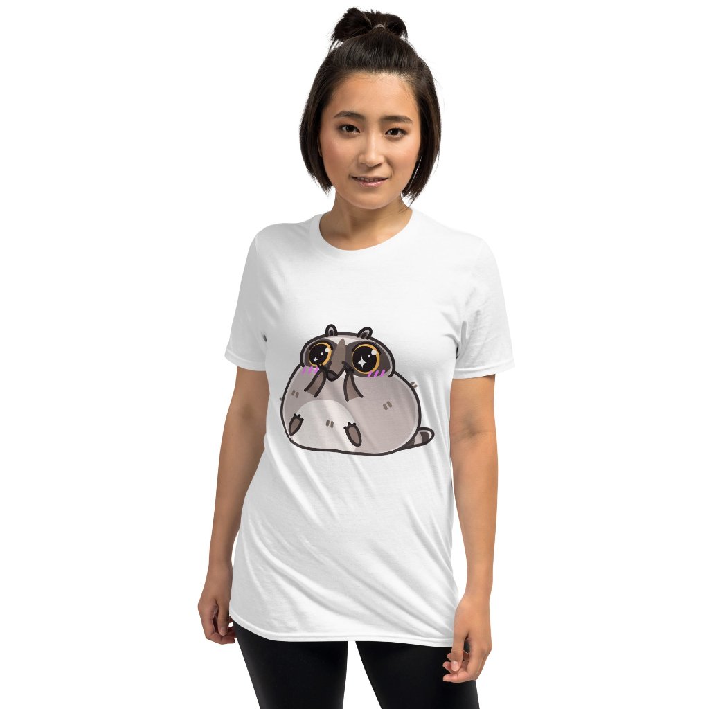 Short-Sleeve Unisex T-Shirt Popular Memes With A Raccoon