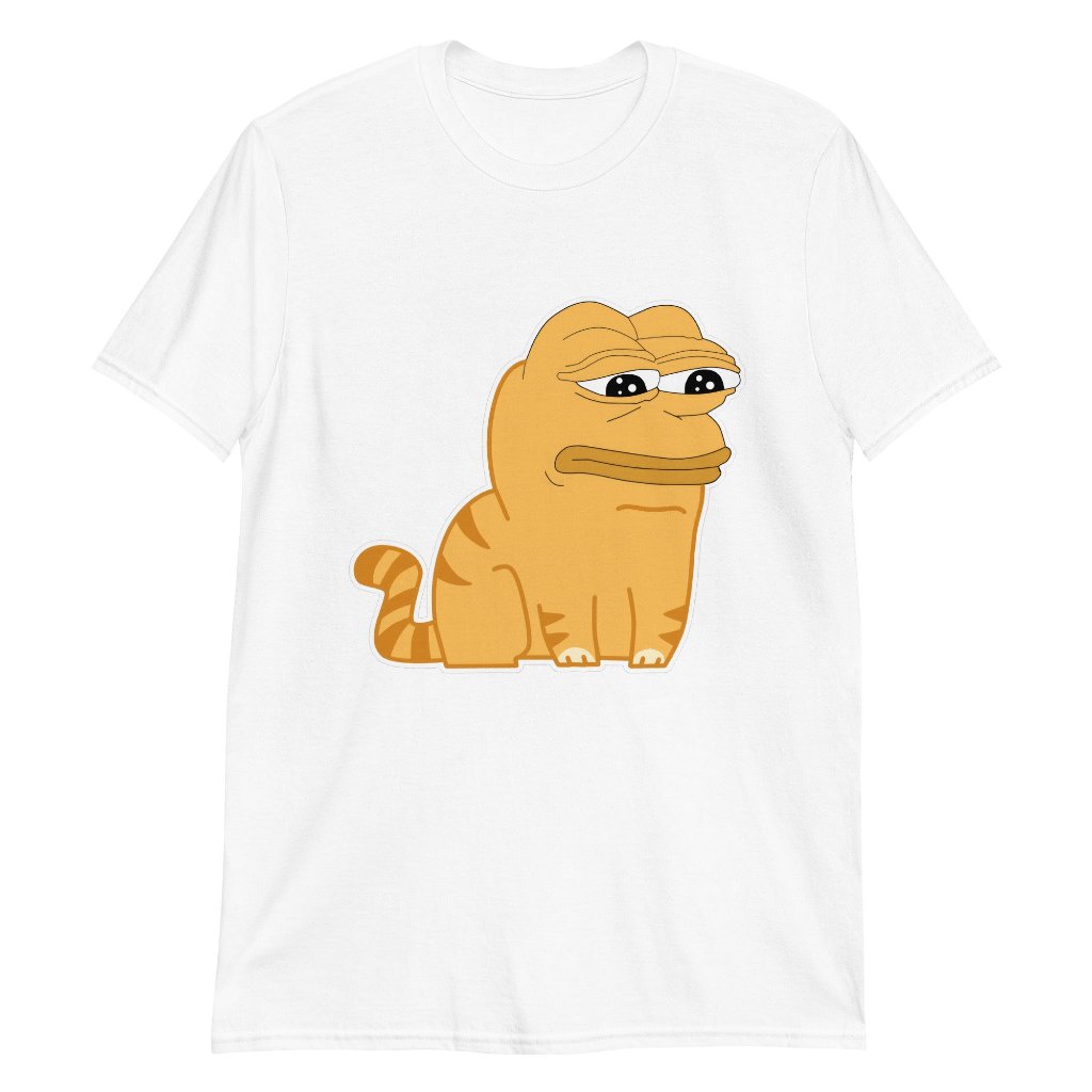 Pepe meme Frog Cat T-shirt