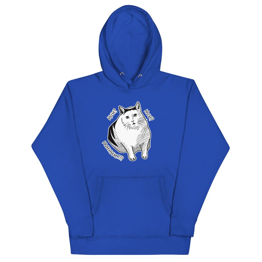 Unisex Hoodie with a cat meme